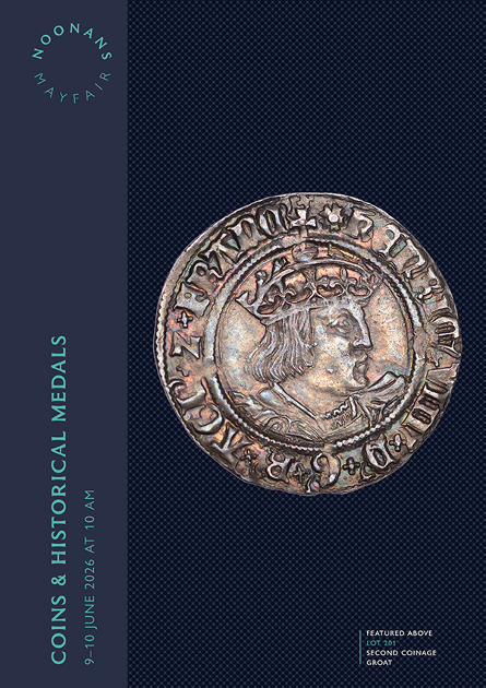 Coins and Historical Medals (9 & 10 June 2026) | Noonans Mayfair